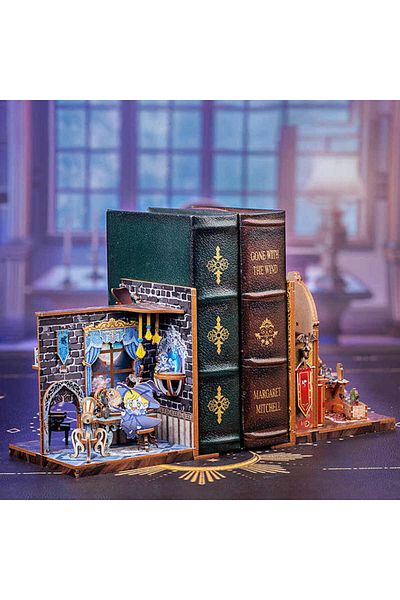CUTEBEE University of Miracle - DIY Book Support and Diorama Model Kit, Nook Design