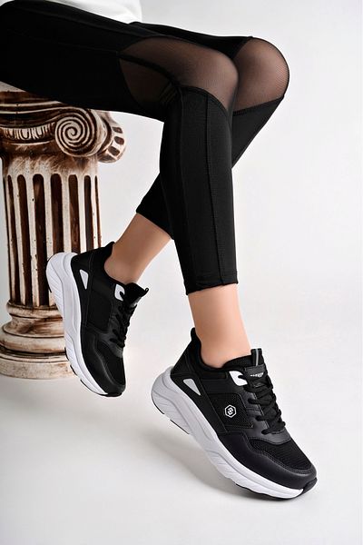 McDark Adidași DE FEMEI CULOARE ALB NEGRU