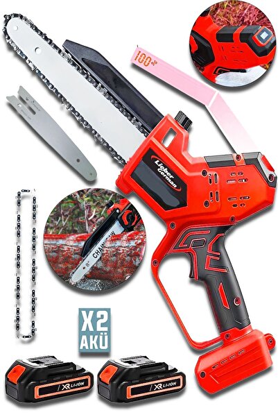 Lieber German Alman Red Otomatik Yağlamalı 21v Dijital Ekran 20cm Dal Budama ...