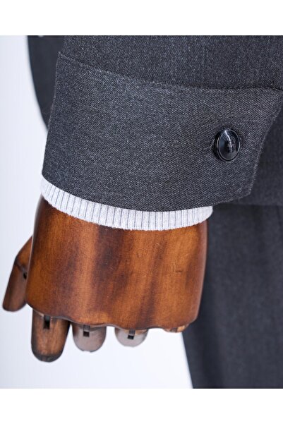 TerziAdemAltun Men's Sports Suit - Italian Style, Grey, Jacket and Pants T13275