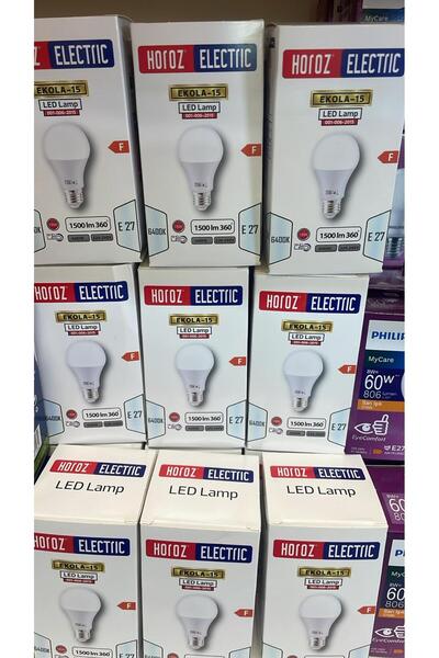 Horoz 15w Ekola Led Ampul Beyaz Işık Yüksek Lümen..