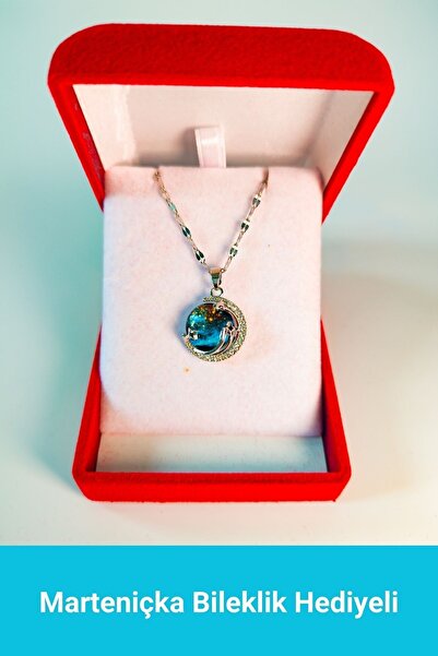 SeyCey.co في علبة مخملية فاخرة |   السماء - قلادة الكوكب |   هدية رأس السنة |...