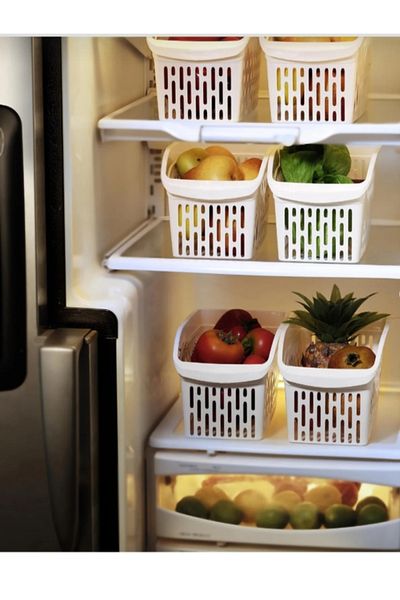 VİZYON Refrigerator Organizer Fridge Storage Container Multipurpose Organizer Storage Container