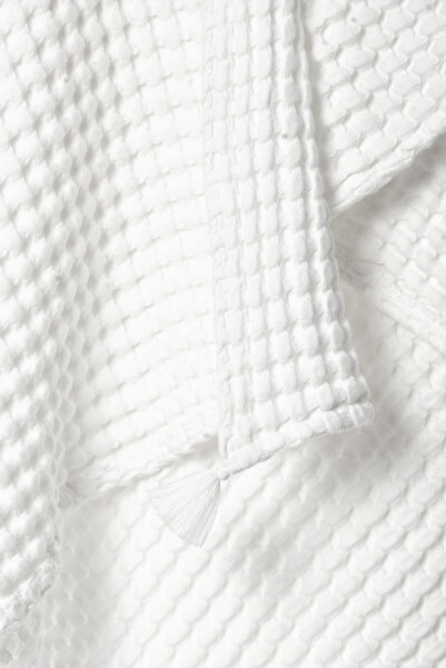 Casadora Baby White Single Thick Waffle Pique Blanket - 100% Cotton - 160x220 Cm