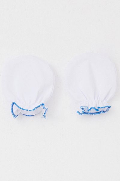 Breeze White Newborn Baby Gloves - Basic Standard