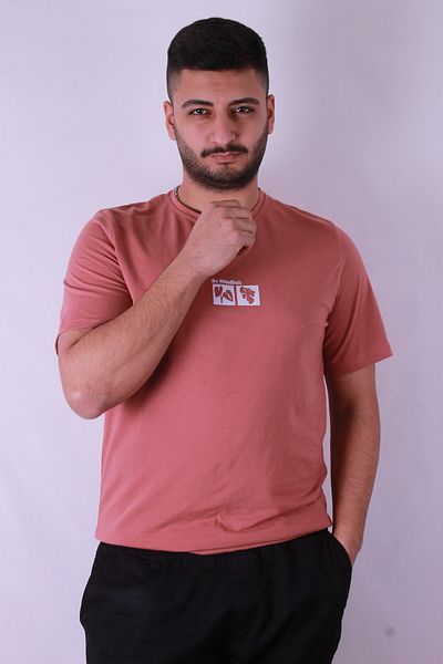 trender Be Mindfull Print Dusty Rose Men's T-Shirt