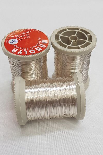 Hayalperest boncuk Philography Wire Silver Color 100 gr