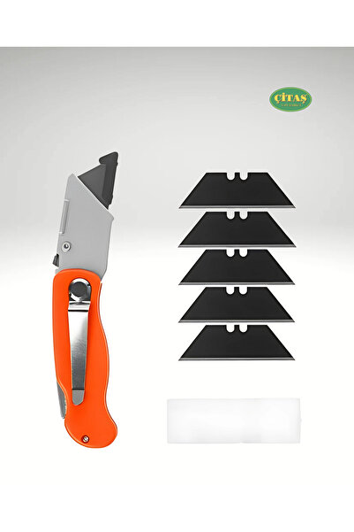 ÇİTAŞ HALI-KOLİ-PLASTİK KESME FALÇATASI SUSTALI (5 ADET YEDEK BIÇAK)