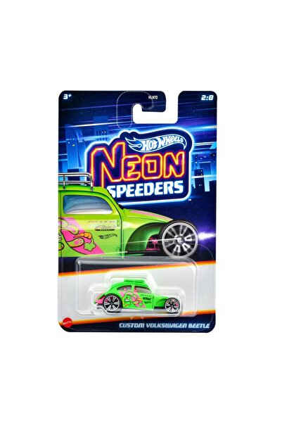 HOT WHEELS Neon Yarışçılar HLH72 - CUSTOM VOLKSWAGEN BEETLE JBY93