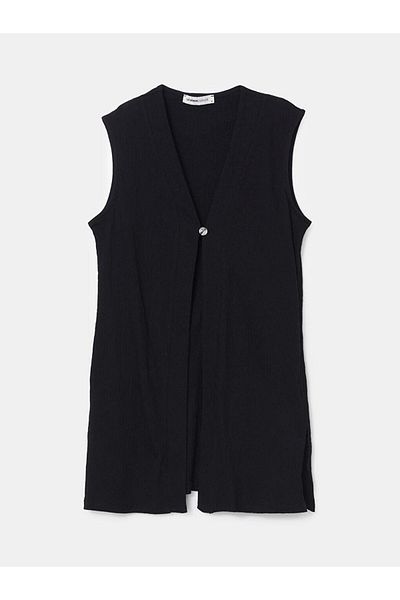 LC Waikiki Lcw Grace V-Neck Textured Women's Vest