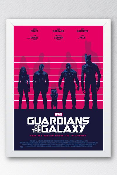Saturn Πίνακας με κορνίζα Guardians of the Galaxy - Πίνακας αφίσας ταινίας Guardians of the Galaxy