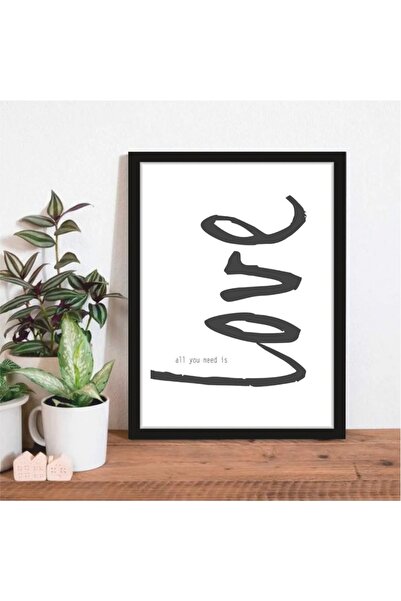 AR AJANS KANVAS TABLO Διακοσμητικό αφίσα 6 MDF με θέμα LOVE