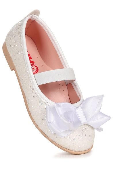 KARAMAZI Pantofi de balerină pentru fete Karamazı Kids Panı Bow elastic