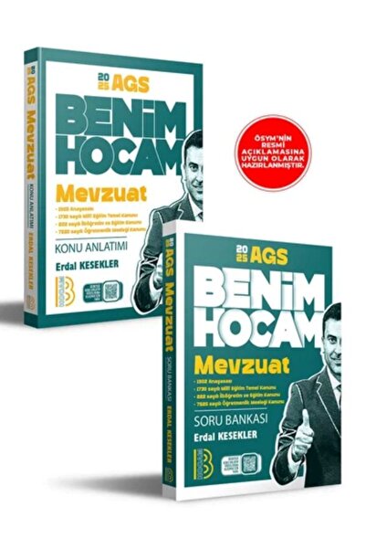 Benim Hocam Yayınları Benim Hocam Yayınları 2025 AGS Mevzuat Konu Anlatımı ve...