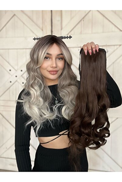 Suzan Peruk At kuyruğu Postiş Bağcıklı En kullanışlı model.AT KUYRUĞU SAÇ MODELİ