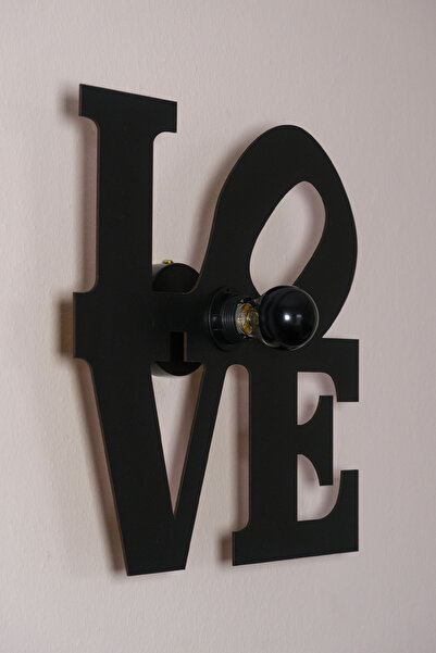 Siyempi "Aşkın Gölgesi" 2m Anahtarlı Dekoratif Desenli Gölge Aplik