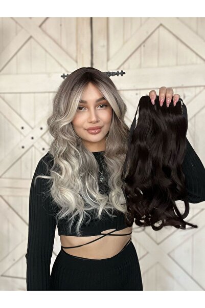 Suzan Peruk At kuyruğu Postiş Bağcıklı En kullanışlı model.AT KUYRUĞU SAÇ MODELİ