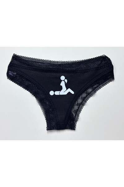 SWELLA BASKILI DANTELLİ KÜLOT