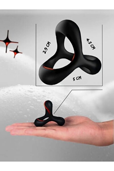 Sensvia Ultra Esnek Yapıda Elastik Yumuşak Silikon Rahat Takılabilir Süper Testis Penis Halkası