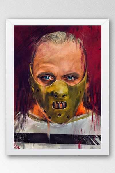Saturn Πίνακας με κορνίζα Hannibal - Πίνακας αφίσας της τηλεοπτικής σειράς