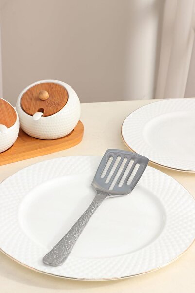 ORCHID مقلّبة فنية من الفولاذ المقاوم للصدأ ذات فتحات