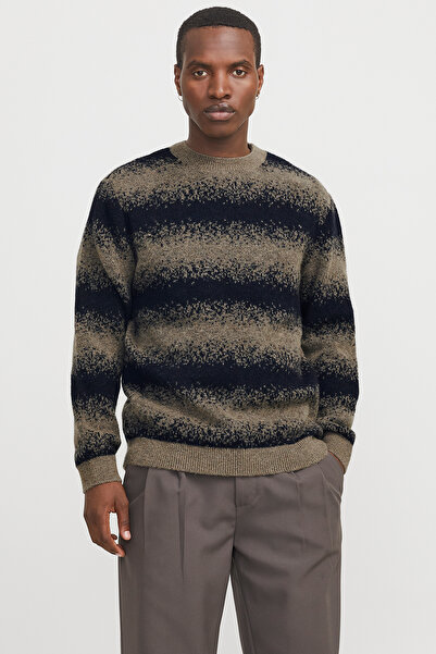 Jack & Jones Premium Jprvillex Pamuklu Bisiklet Yaka Örme Kazak Erkek KAZAK 1...