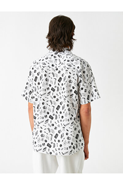 Koton Κοντομάνικο πουκάμισο με σχέδια