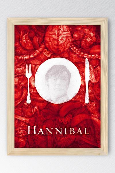 Saturn Hannibal Framed Painting - Tv Series Poster Poster Painting