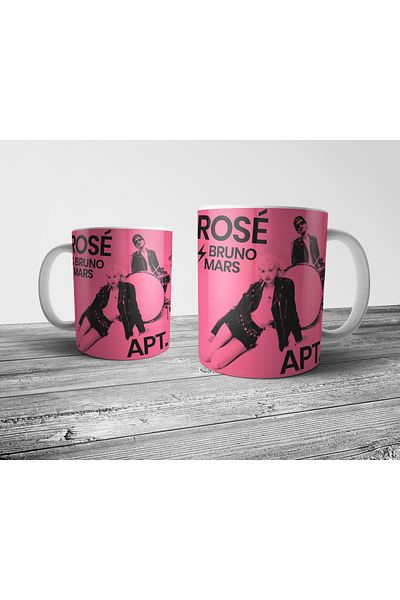 Pixxa Bruno Mars Rose Apt - Mug and Cup Model 1