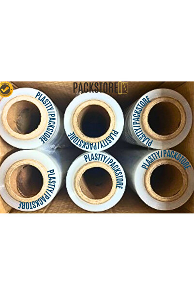 PLASTTY Plus Extra Power 50cm Streç 17mc.6 Adet (1 KOLİ 6'LI PAKET) Palet,mob...