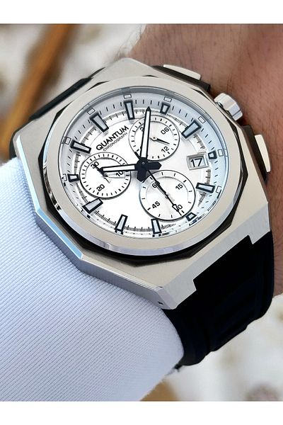 Quantum Function Silicone Cord Men's Wrist Watch 1078.331