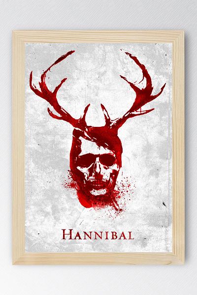 Saturn Hannibal Framed Painting - Tv Series Poster Poster Painting