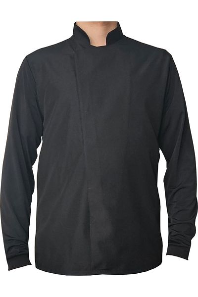 Ant Rotagrup Üniforma ve İş Elbiseleri Cook Jacket Lycra Sleeve Unisex Snap Fastener Long Sleeve Chef Cook Kitchen Jacket