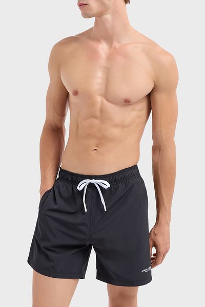 Armani Exchange Ανδρικό μαγιό με λογότυπο Slim Fit - Τσέπη, Κοντό 953035   CC630 00020