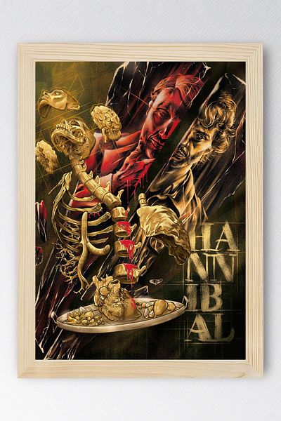 Saturn Hannibal Framed Painting - Tv Series Poster Poster Painting