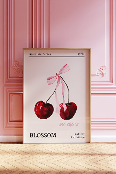 Vinca Prints Pink Bows Coquette Estetik Poster, Balletcore Estetik Poster, Pinterest Estetik Poster