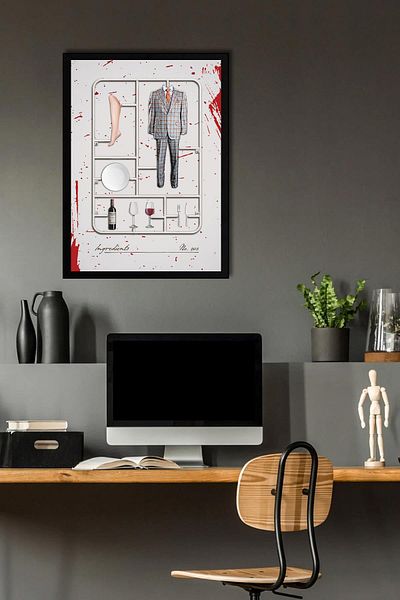 Saturn Hannibal Framed Painting - Tv Series Poster Poster Painting