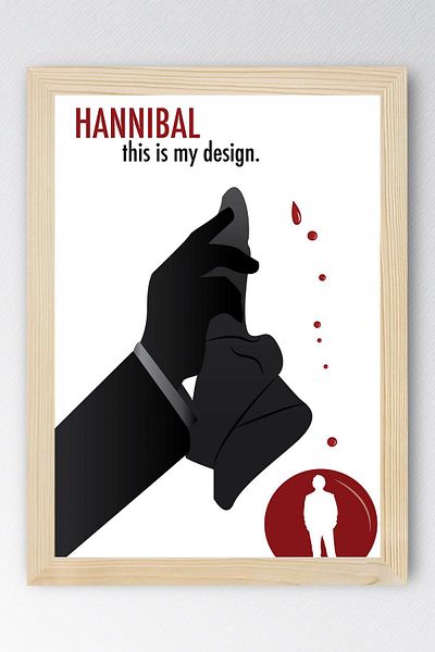 Saturn Hannibal Framed Painting - This Is My Design Tv Series Poster Poster Painting