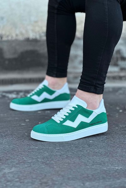 Moka Shopin Mokashopin Wg160 Green Men's Casual Shoes