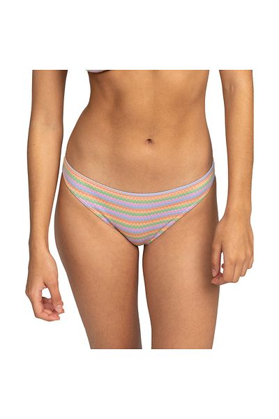Roxy Bikinihose für Damen – gewellte Streifen, moderate Hose