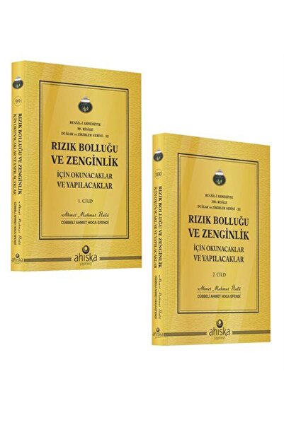 Ahıska Yayınevi Rızık Bolluğu ve Zenginlik İçin Okunacak ve Yapılacaklar 1-2 ...