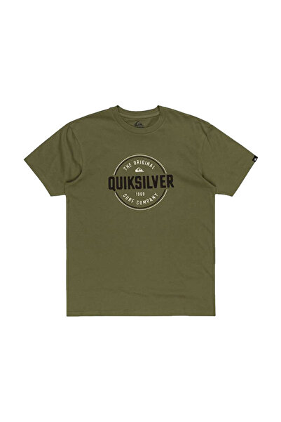 Quiksilver Ανδρικό πράσινο μπλουζάκι Circle Up ΑΝΔΡΙΚΟ ΜΠΛΟΥΖΑ EQYZT07680