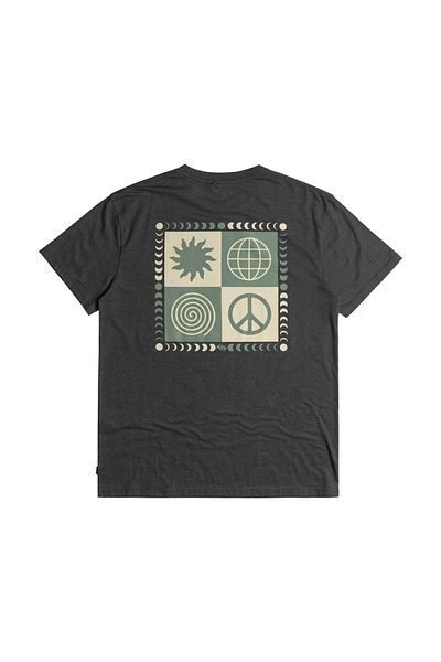 Quiksilver Peace Phase Ανδρικό γκρι μπλουζάκι Ανδρικό μπλουζάκι Eqyzt07586