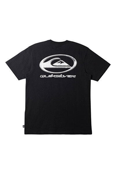 Quiksilver Ανδρικό μαύρο μπλουζάκι Chrome Logo Stn ΑΝΔΡΙΚΟ T-SHIRT AQYZT09545