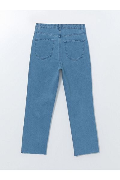 LC Waikiki Pantaloni de jeans pentru femei LCW ECO Indigo Straight Fit