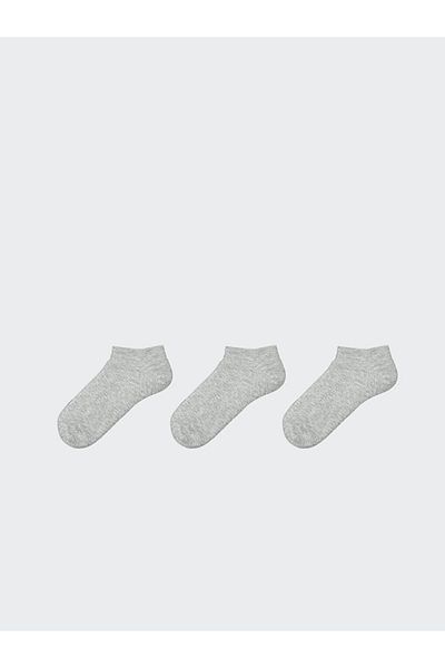 LC Waikiki New Season Women's Flat Booties Socks 3-Piece - S5Jc87Z8