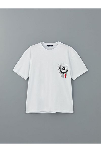 LC Waikiki Tricou cu mânecă scurtă cu decolteu și sezon nou - S5J745Z8