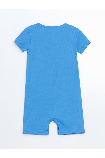 LC Waikiki New Season Crew Neck Cotton Baby Boy Jumpsuit - S5K644Z1