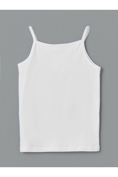 LC Waikiki New Season Square Collar Basic Baby Girl Undershirt - S5Gq37Z1