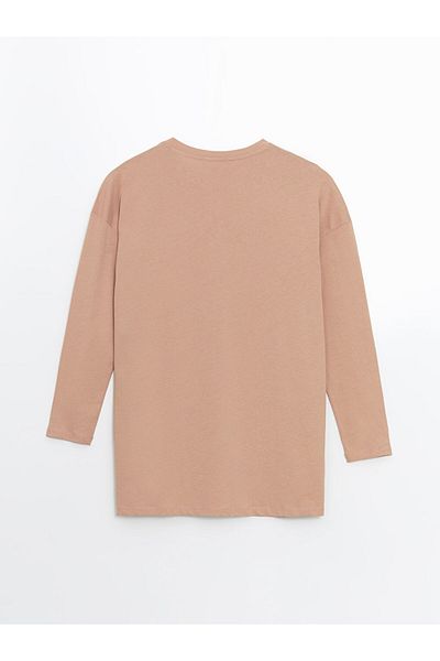 LC Waikiki Νέα σεζόν γυναικείο τουνίκ με στάμπα Crew Neck - S5JG53Z8